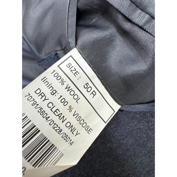 Brooks Brothers 346 Sport Coat Jacket Blazer 50R Three Button Gray 100% Wool - Picture 5 of 9